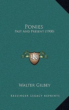 portada ponies: past and present (1900) (en Inglés)