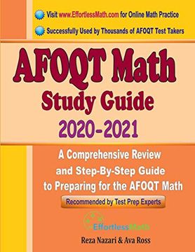 portada Afoqt Math Study Guide 2020 - 2021: A Comprehensive Review and Step-By-Step Guide to Preparing for the Afoqt Math (en Inglés)