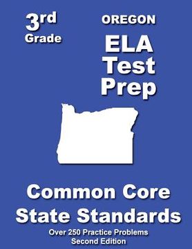 portada Oregon 3rd Grade ELA Test Prep: Common Core Learning Standards (in English)