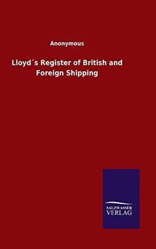 portada Lloyd´S Register of British and Foreign Shipping (en Inglés)