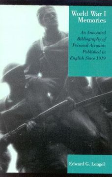 portada world war i memories: an annotated bibliography of personal accounts published in english since 1919