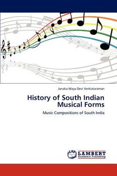 portada history of south indian musical forms (en Inglés)