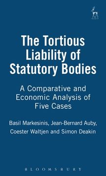 portada tortious liability of statutory bodies: a comparative look at 5 cases (en Inglés)