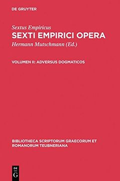 portada Adversus dogmaticos (Bibliotheca Scriptorum Graecorum Et Romanorum Teubneriana) (Ancient Greek Edition)