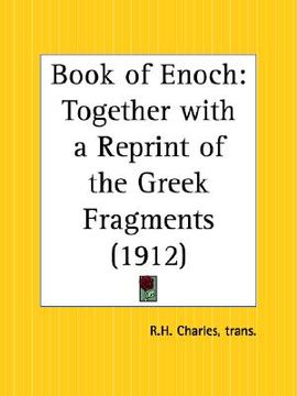 portada book of enoch: together with a reprint of the greek fragments (en Inglés)