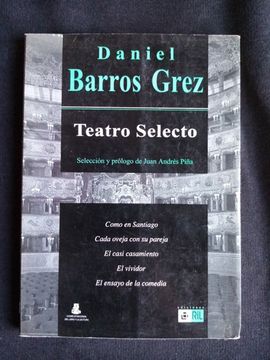 portada Teatro Selecto De Daniel Barros Grez