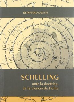 portada Schelling Ante la Doctrina de la Ciencia de Fichte