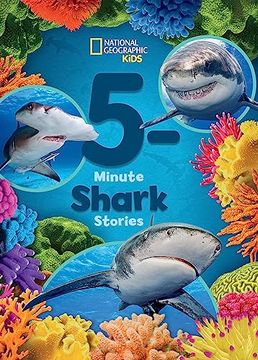 portada National Geographic Kids 5-Minute Shark Stories (5-Minute Stories) (en Inglés)