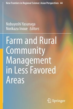 portada Farm and Rural Community Management in Less Favored Areas (en Inglés)