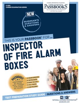 portada Inspector of Fire Alarm Boxes (C-2515): Passbooks Study Guide Volume 2515 (in English)