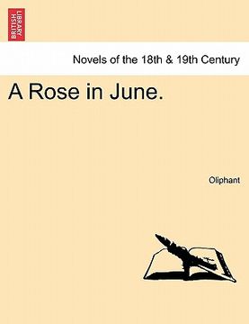 portada a rose in june. (en Inglés)