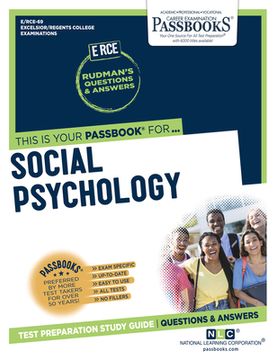 portada Social Psychology (Rce-69): Passbooks Study Guide Volume 69 (in English)