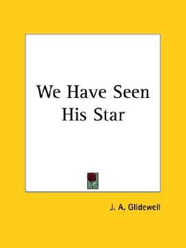 portada we have seen his star (in English)