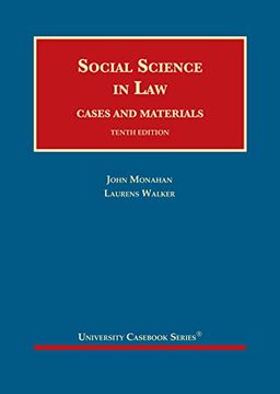 portada Social Science in Law, Cases and Materials (University Casebook Series) (in English)