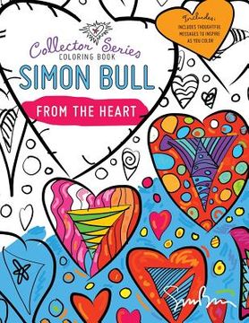 portada Simon Bull Coloring Book: From The Heart (en Inglés)