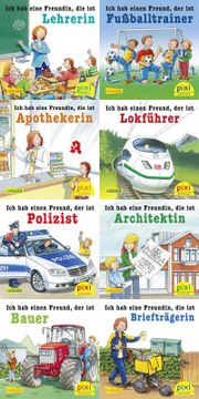 portada Pixi-8Er-Set 281: Tolle Berufe bei Pixi (8X1 Exemplar) (en Alemán)
