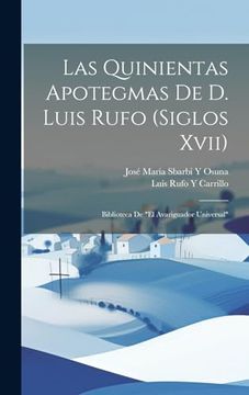 portada Las Quinientas Apotegmas de d. Luis Rufo