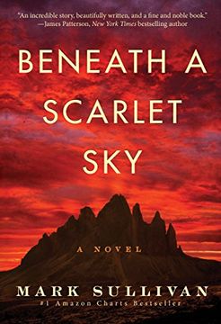 portada Beneath a Scarlet Sky: A Novel (en Inglés)