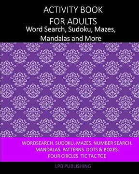 portada Activity Book for Adults: Word Search, Sudoku, Mazes, Mandalas and More (en Inglés)