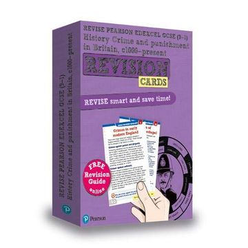 portada Revise Edexcel Gcse (9-1) History: Crime and Punishment in Britain Revision Cards: With Free Online Revision Guide and Workbook (Revise Edexcel Gcse History 16) (en Inglés)