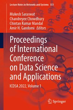 portada Proceedings of International Conference on Data Science and Applications: Icdsa 2022, Volume 1 (en Inglés)