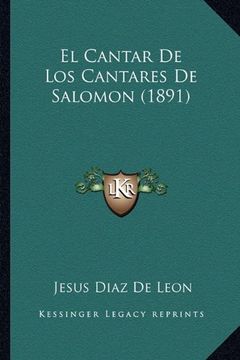 portada El Cantar de los Cantares de Salomon (1891) (in Spanish)