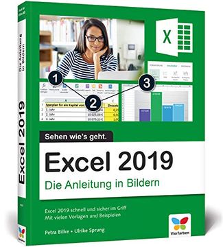 portada Excel 2019: Die Anleitung in Bildern. Komplett in Farbe. Ideal für Alle Einsteiger, Auch Senioren (en Alemán)