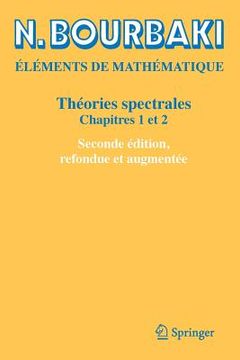 portada Théories Spectrales: Chapitres 1 Et 2 (en Francés)