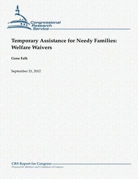 portada Temporary Assistance for Needy Families:  Welfare Waivers