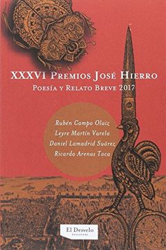portada XXXVI PREMIOS JOSÉ HIERRO (POESÍA Y RELATO BREVE 2017)