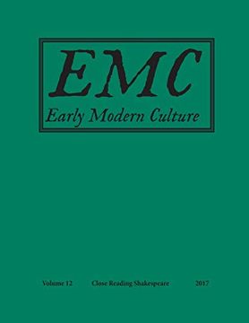 portada Early Modern Culture: Vol. 12 (in English)