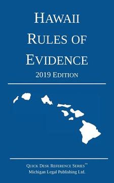 portada Hawaii Rules of Evidence; 2019 Edition