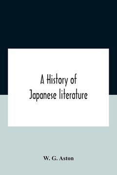 portada A History Of Japanese Literature