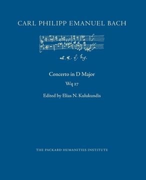 portada Concerto in D Major, Wq 27 (en Inglés)