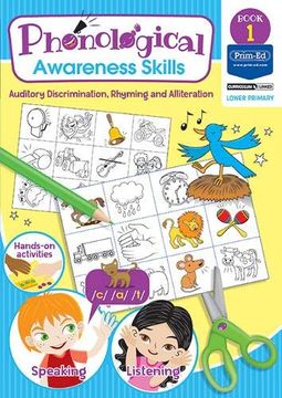 portada Phonological Awareness Skills Book 1: Auditory Discrimination, Rhyming and Alliteration 