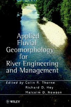 portada applied fluvial geomorphology for river engineering and management (en Inglés)