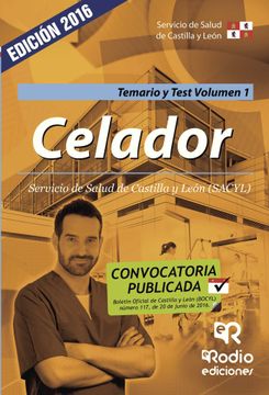 portada Celador del Servicio de Salud de Castilla y Leon. Temario y Test Volumen i
