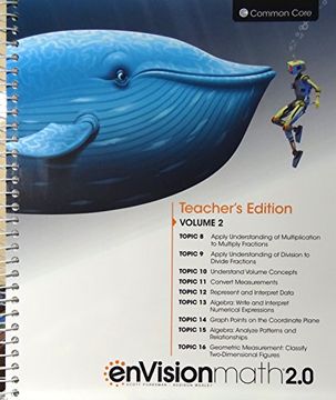 portada enVisionmath2.0 - 2016 Common Core Teacher's Edition Volume 2 Grade 5