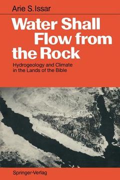 portada water shall flow from the rock: hydrogeology and climate in the lands of the bible (in English)