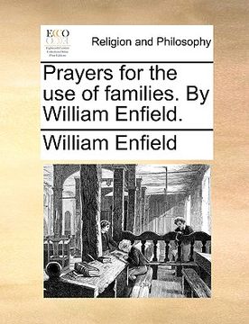 portada prayers for the use of families. by william enfield. (en Inglés)
