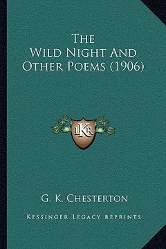 portada the wild night and other poems (1906) (en Inglés)