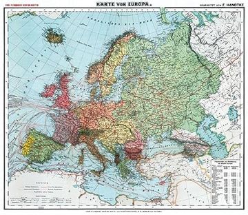 portada Historische Karte: Europa, um 1910 (Plano) (en Alemán)