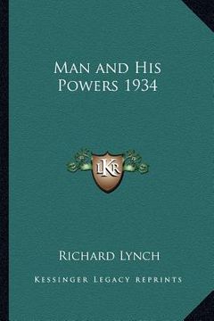 portada man and his powers 1934 (in English)