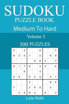 portada 300 Medium to Hard Sudoku Puzzle Book