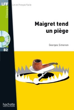 portada Maigret Tend un Piege. Con cd Audio Formato mp3 (Lff (Lire en Français Facile)) (en Francés)