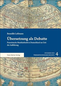portada Ubersetzung ALS Debatte: Franzosische Musikasthetik in Deutschland Zur Zeit Der Aufklarung (in German)