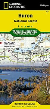 portada Huron National Forest map (National Geographic Trails Illustrated Map, 757) (en Inglés)