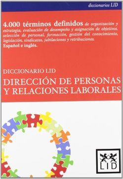 portada Diccionario Lid Dirección de personas y relaciones laborales