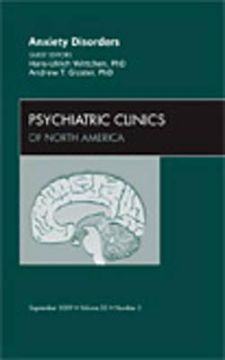 portada Anxiety Disorders, an Issue of Psychiatric Clinics: Volume 32-3