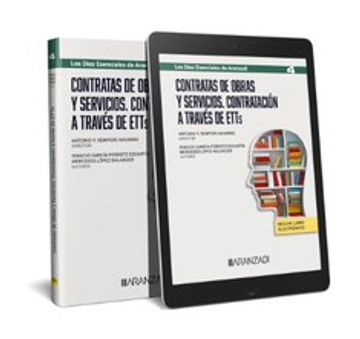 portada Contratas de Obras y Servicios. Contratación a Través de ett (Papel + E-Book) (in Spanish)